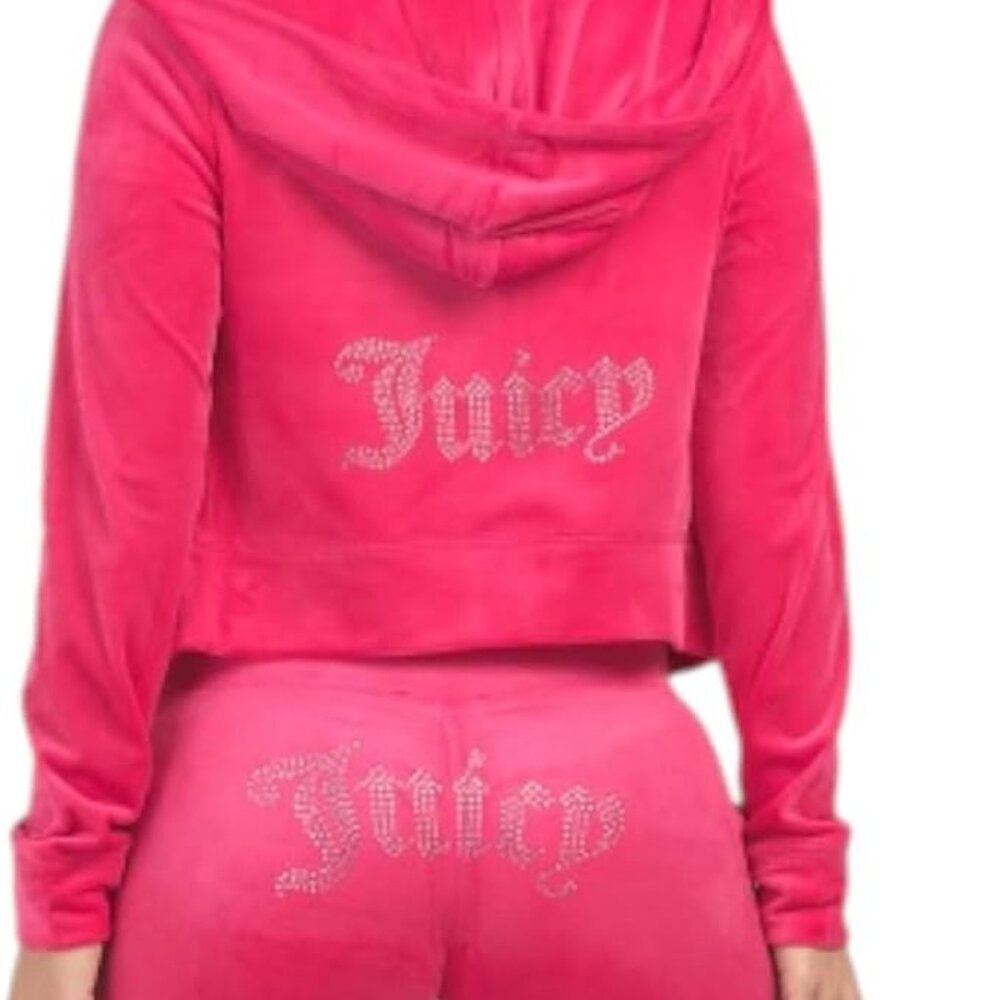 Juicy Couture Velour Vixen Pink  Tracksuit